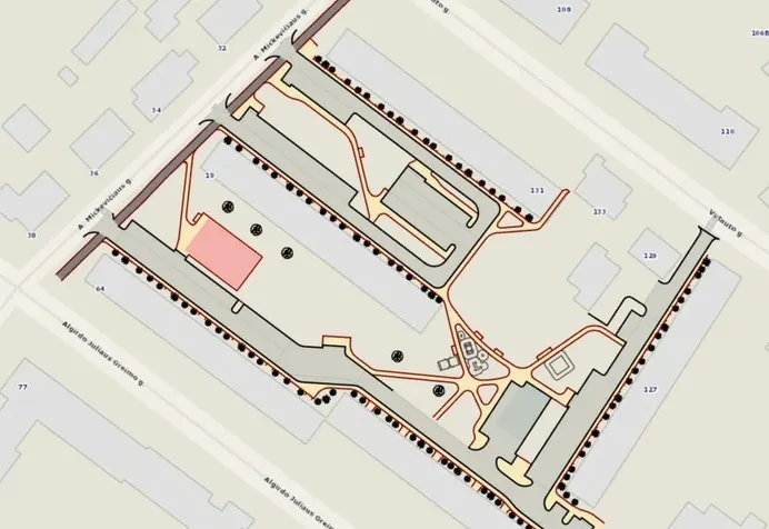 2 kambarių butas Šiauliuose Centre, Vytauto g.