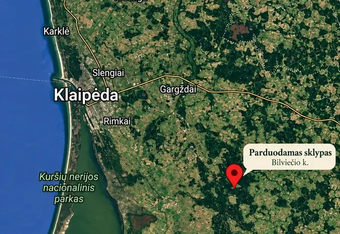 Sklypas Klaipėdos r. sav., Bilvietyje, Santakio g.