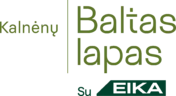Kalnėnų Baltas lapas logo