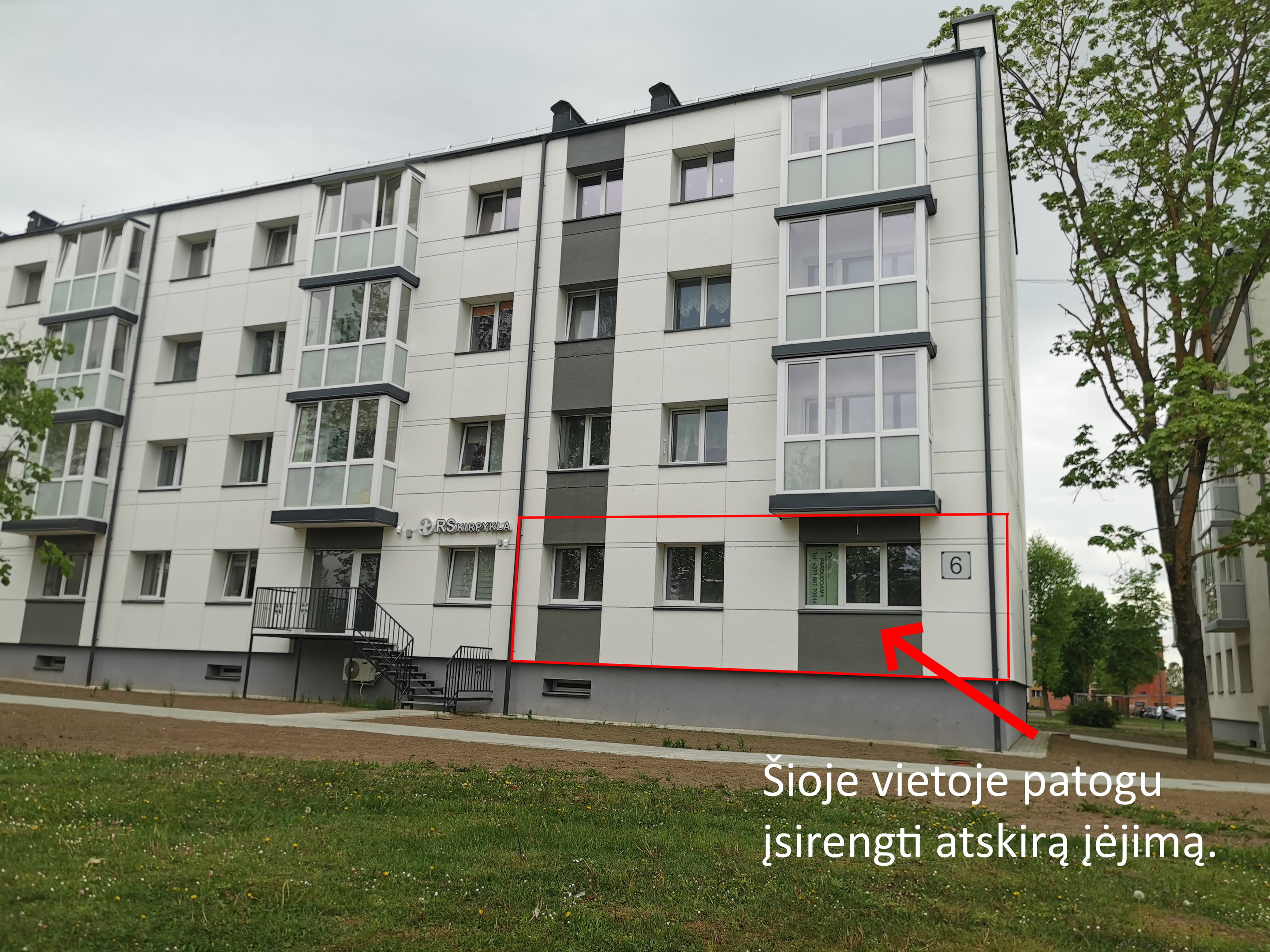 V. Kudirkos g. 6, Naujoji Akmenė, 2 kamb. – изображение 3