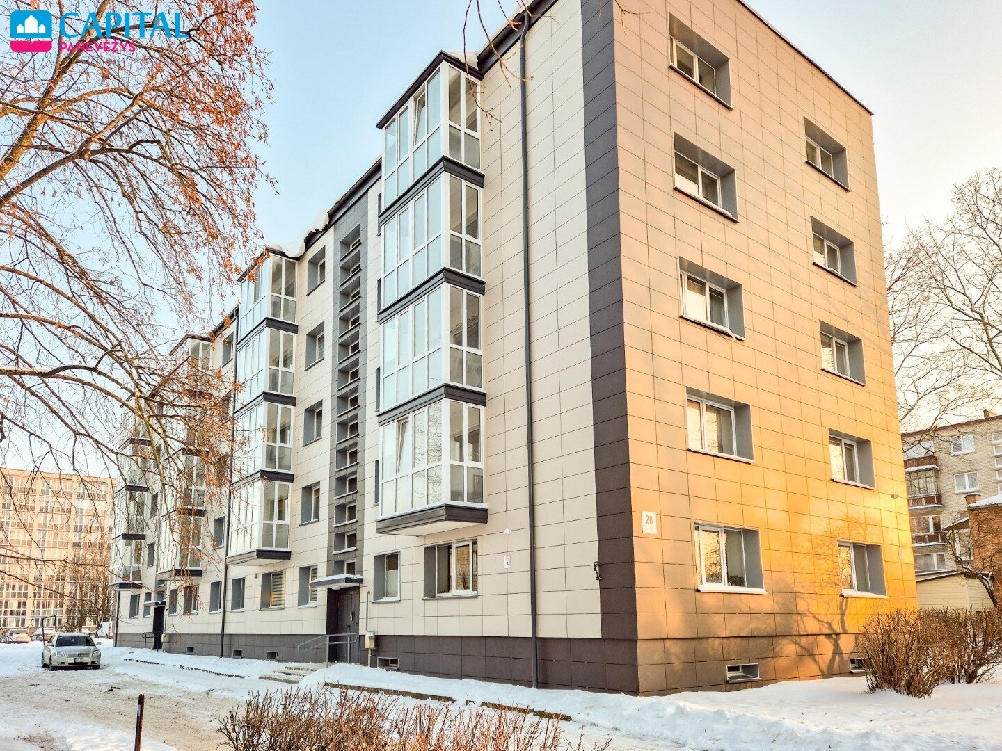 Parduodamas 2 kambarių butas Panevėžyje, Skaistakalnyje, Nevėžio g.
