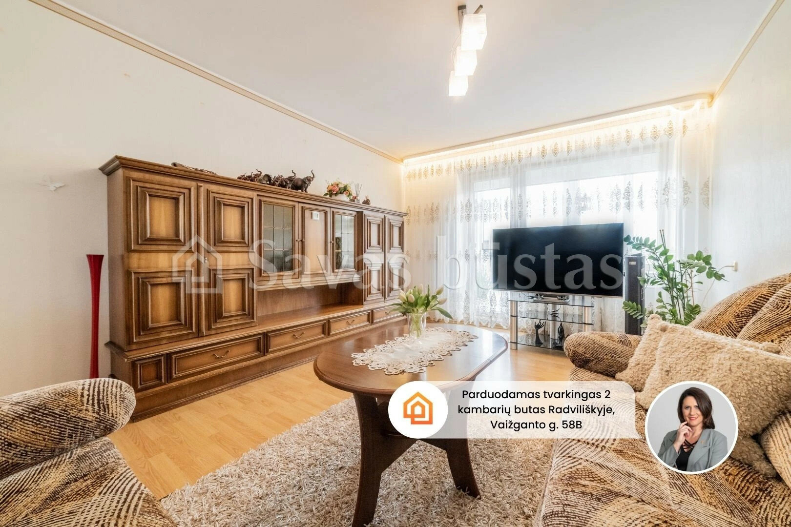 Vaižganto g. 58B, Radviliškis, 2 kamb. – nuotrauka 1