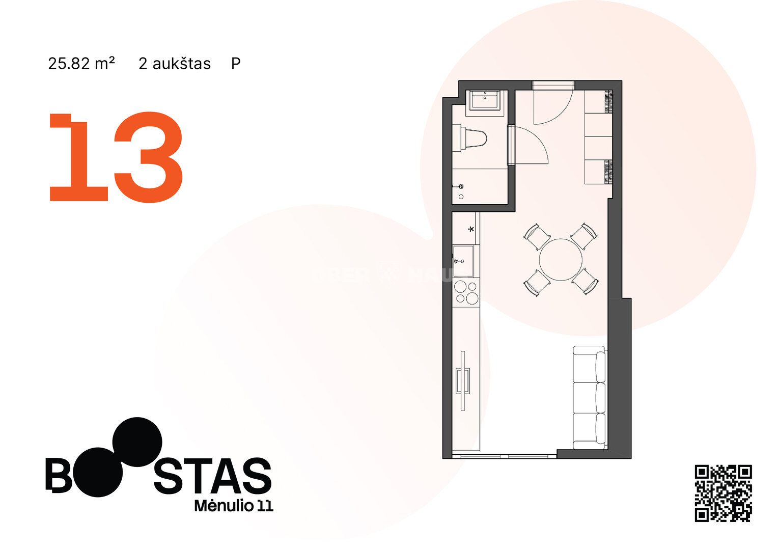 Ringuvos g., Viršuliškės, Vilnius, 1 kamb. – nuotrauka 3