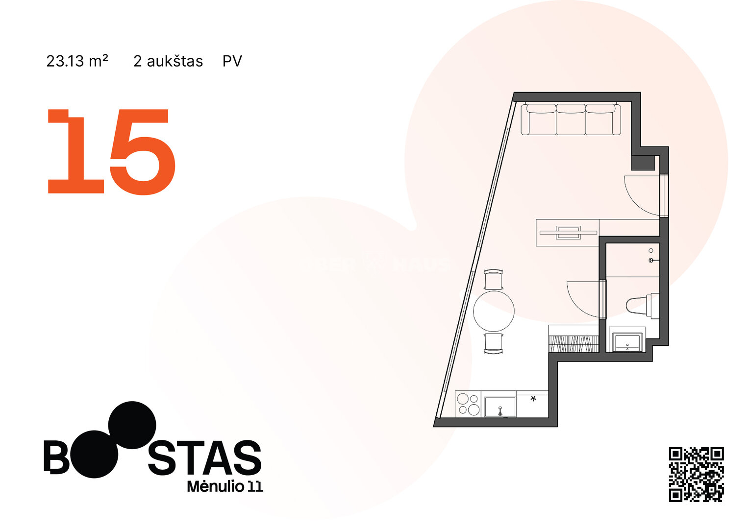 Ringuvos g., Viršuliškės, Vilnius, 1 kamb. – nuotrauka 4