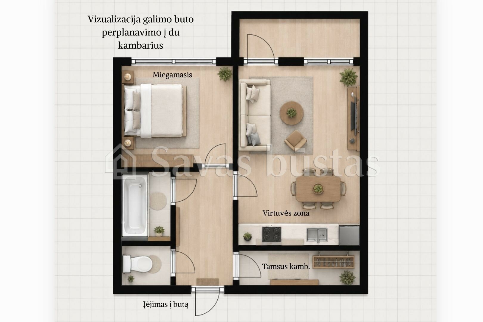 Rasytės g., Šilainiai, Kaunas, 1 kamb. – nuotrauka 4