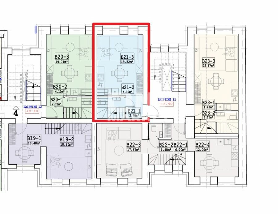 Liepojos g. 7A, Miško, Klaipėda, 3 kamb. – nuotrauka 4