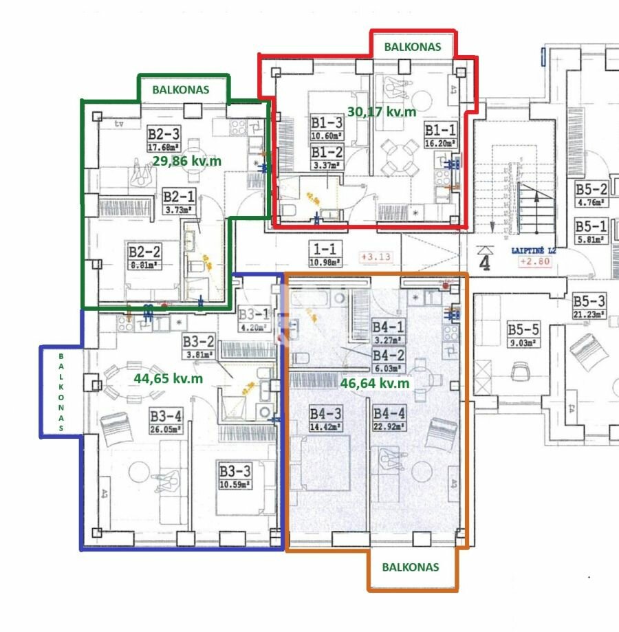 Liepojos g. 7A, Mažojo kaimelio, Klaipėda, 2 kamb. – nuotrauka 4