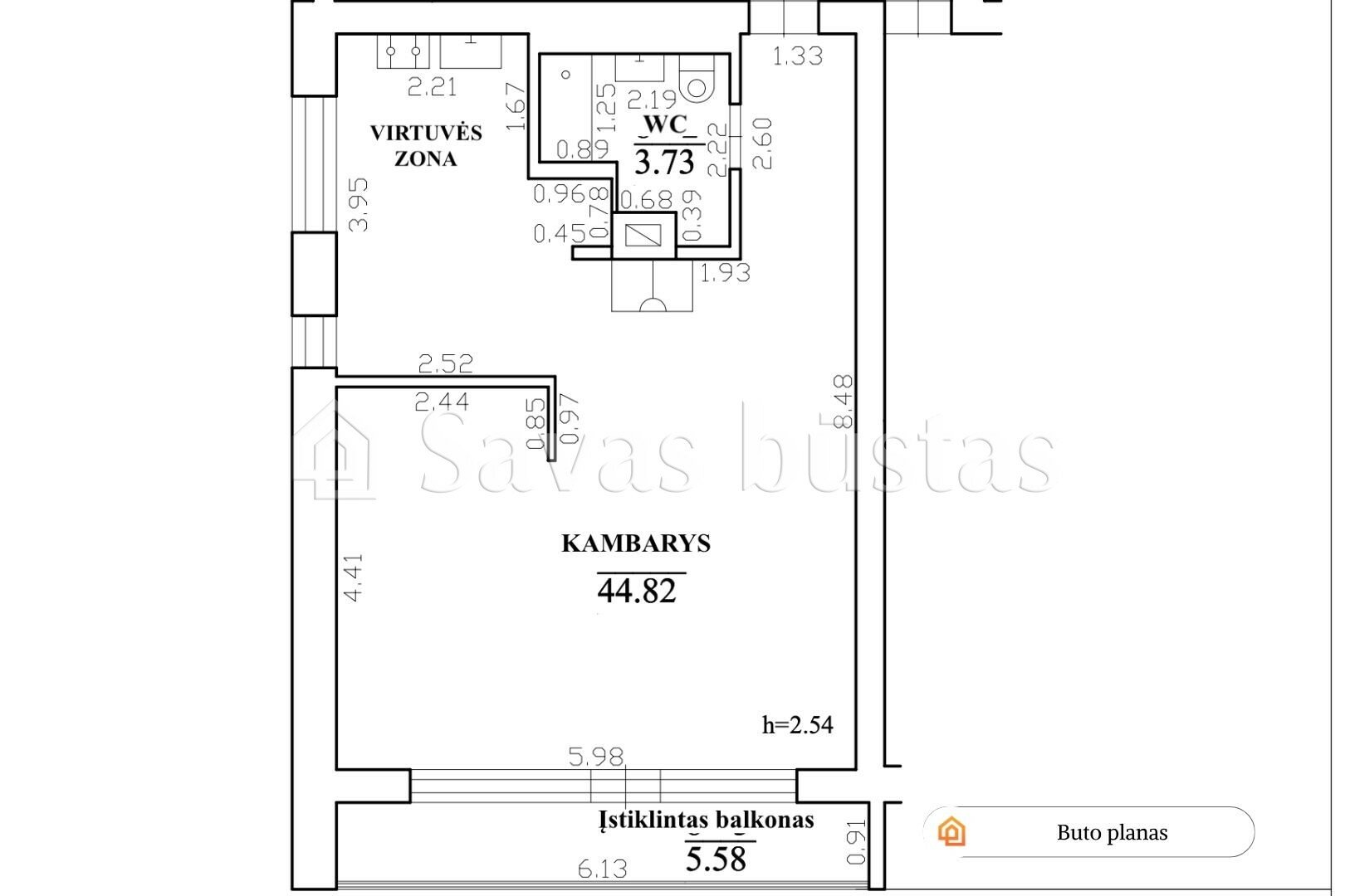 2, Giraičiai, 1 kamb. – nuotrauka 6