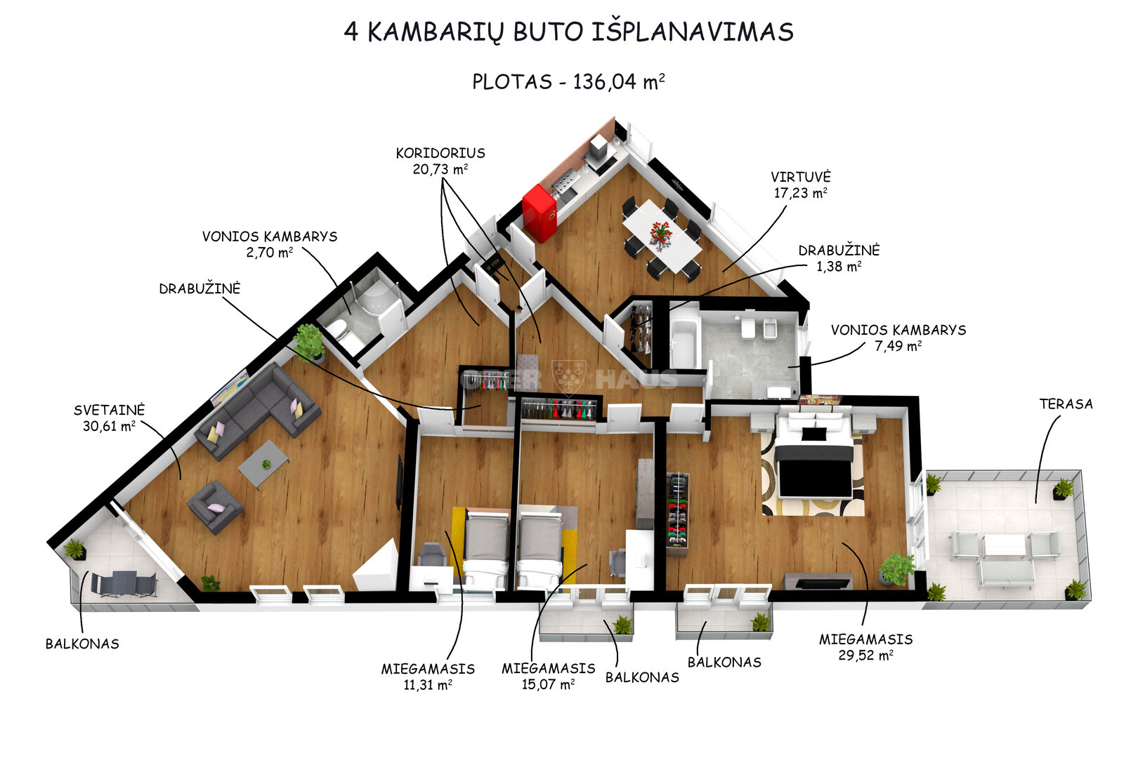 Lūšių g., Žvėrynas, Vilnius, 5 kamb. – nuotrauka 3