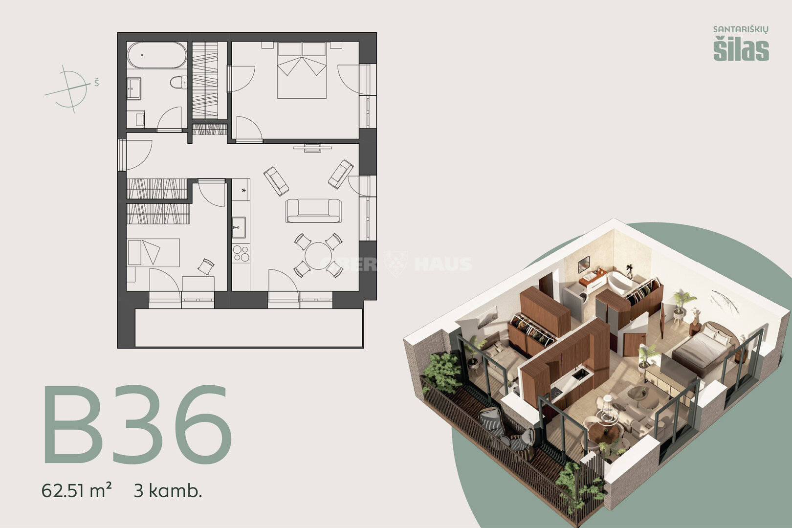Santariškių g., Santariškės, Vilnius, 3 kamb. – nuotrauka 3