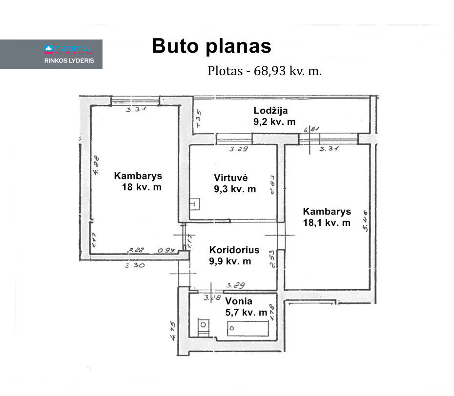 Pašilaičiai, Vilnius, 2 kamb. – nuotrauka 4