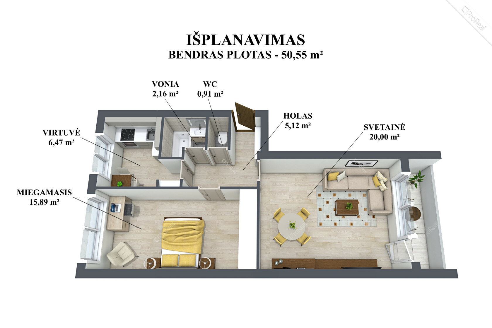 Šiltnamių g., Lazdynai, Vilnius, 2 kamb. – nuotrauka 3