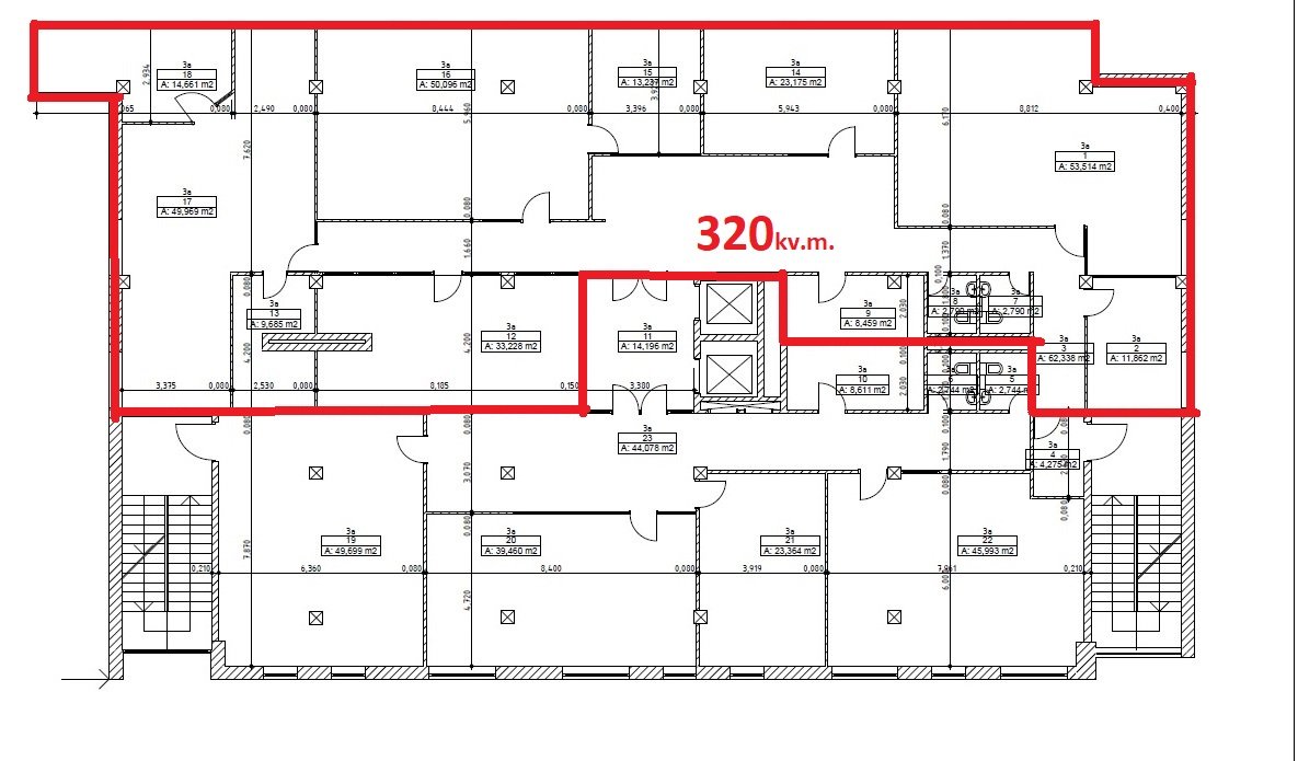 Biuro / Prekybos ir paslaugų Patalpų nuoma Vilniuje, Naujamiestyje, Naugarduko g. – nuotrauka 3