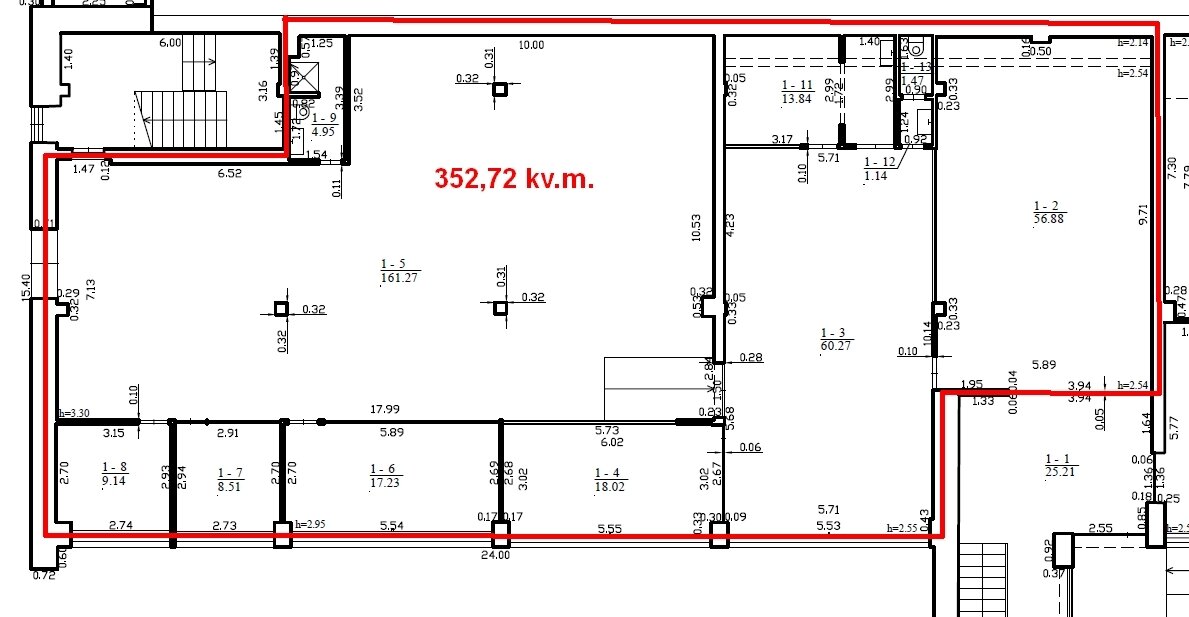 Biuro / Sandėliavimo / Prekybos ir paslaugų Patalpų nuoma Vilniuje, Naujamiestyje, Smolensko g. – nuotrauka 3