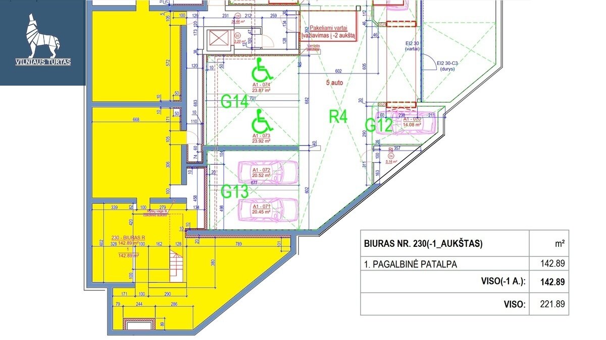 Продаётся Для бюро помещения Vilniuje, Šnipiškėse – изображение 4