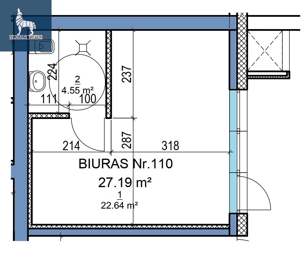 Parduodamos Biuro patalpos Vilniuje, Šnipiškėse – nuotrauka 3