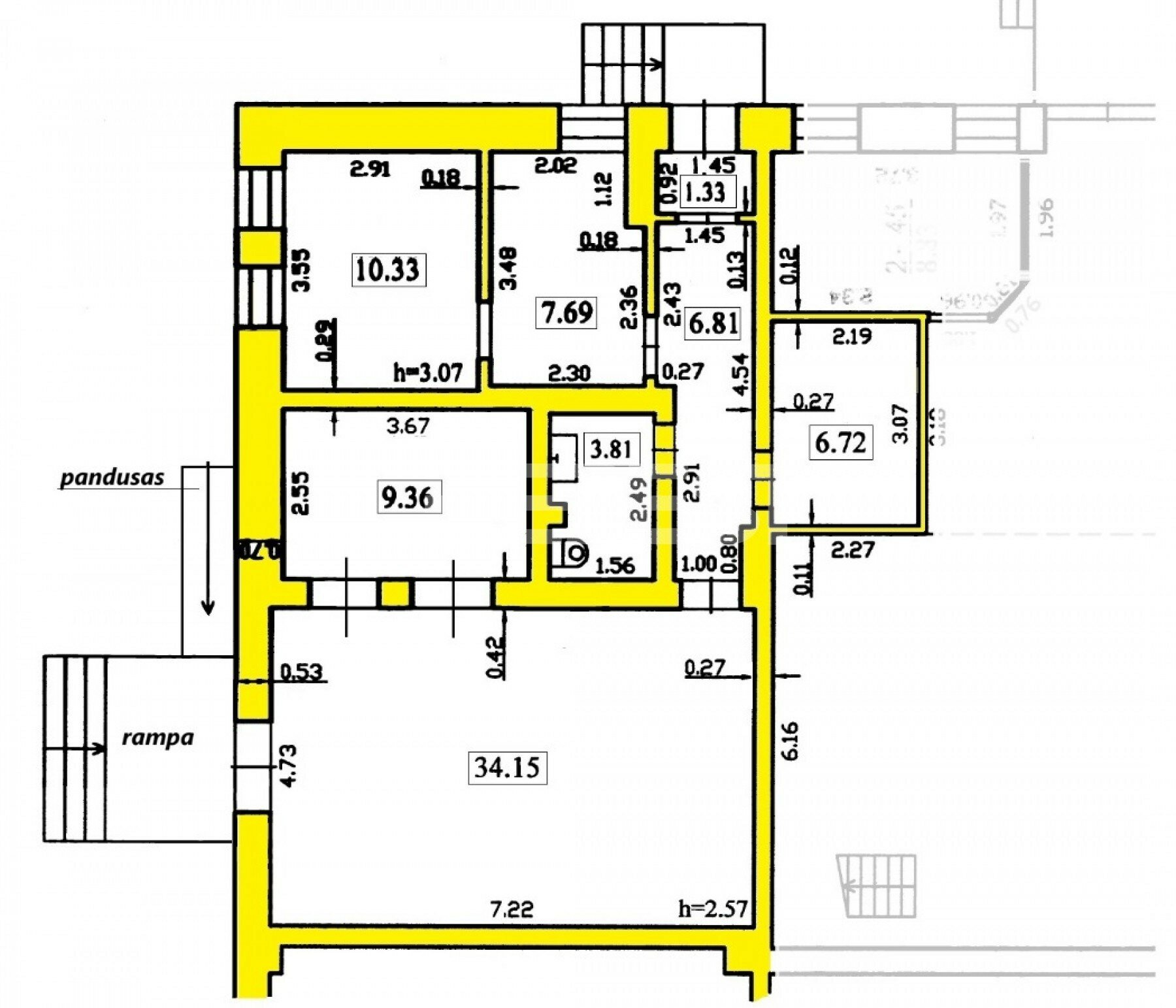 Для бюро Помещения в аренду Šiauliuose, Centre, Tilžės g. – изображение 4