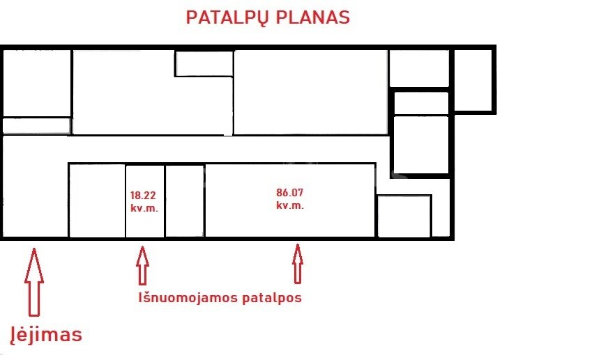 Для бюро Помещения в аренду Panevėžyje, Rožėse, Smėlynės g. – изображение 5