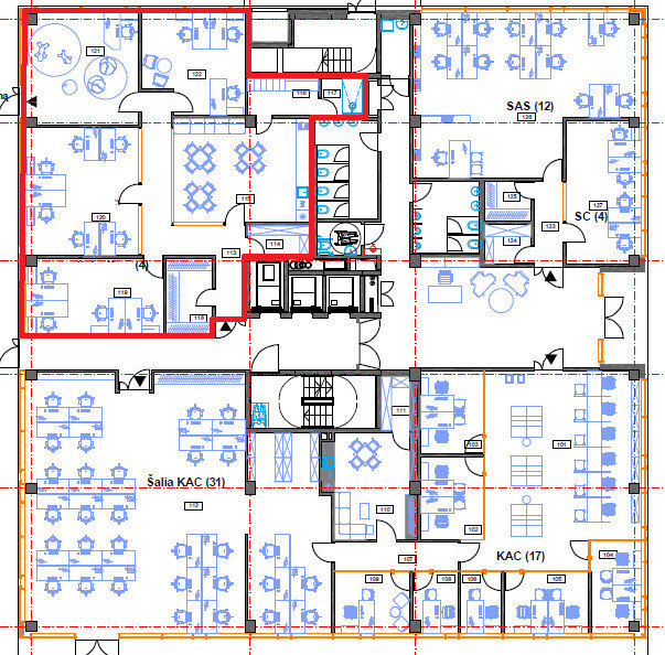 Office / Commercial/service Premises for rent Vilniuje, Viršuliškėse, Spaudos g. – image 5
