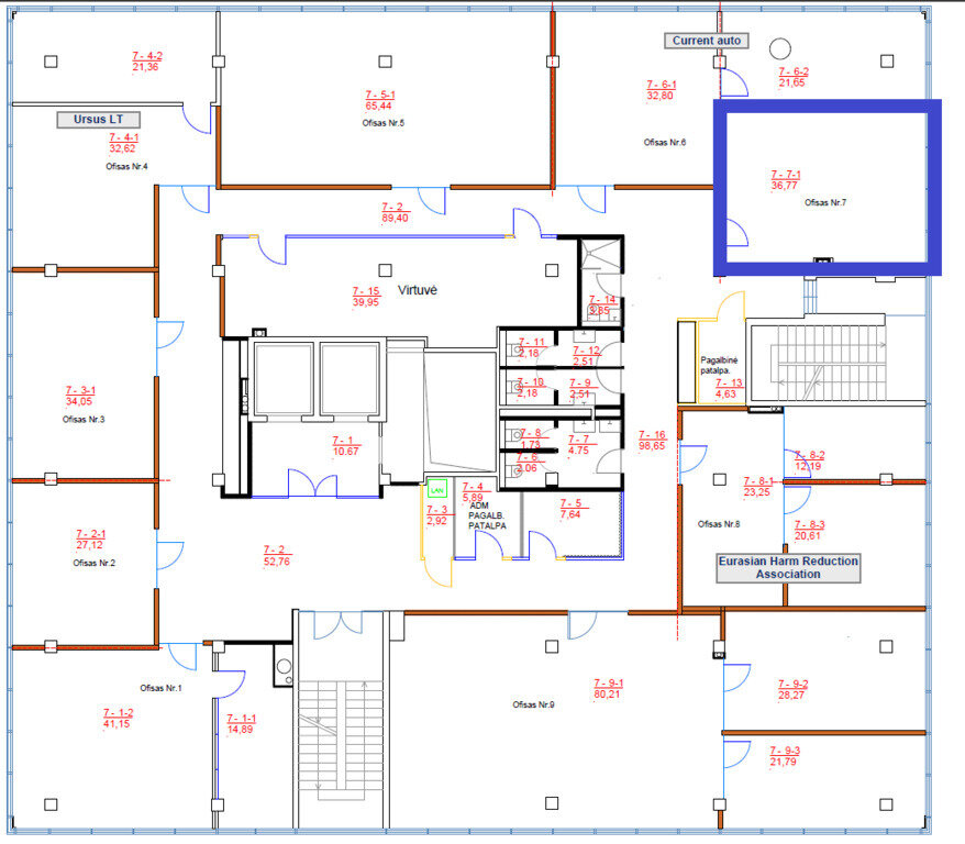 Office Premises for rent Vilniuje, Pašilaičiuose, Perkūnkiemio g. – image 6