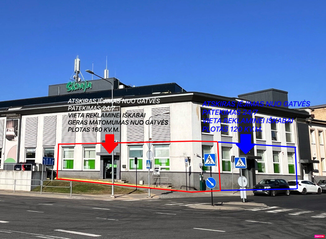 Biuro / Prekybos ir paslaugų / Kita Patalpų nuoma Vilniuje, Naujamiestyje, Naugarduko g. – nuotrauka 1