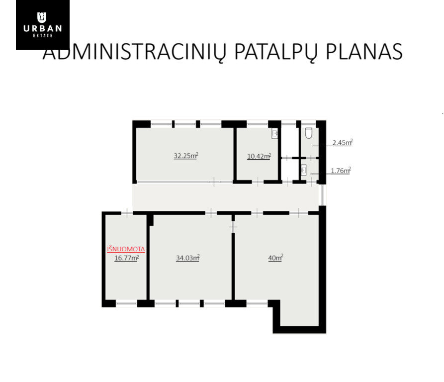 Для бюро Помещения в аренду Vilniuje, Žemieji Paneriai, Lentvario g. – изображение 6