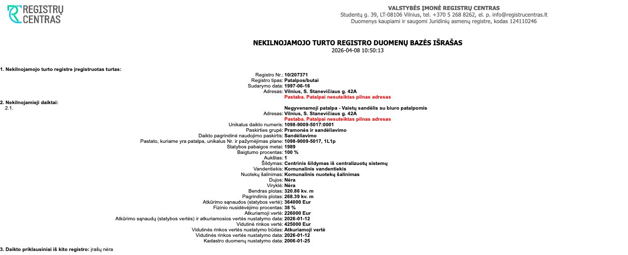 Продаётся Складскoe помещения Vilniuje, Fabijoniškėse, S. Stanevičiaus g. – изображение 3