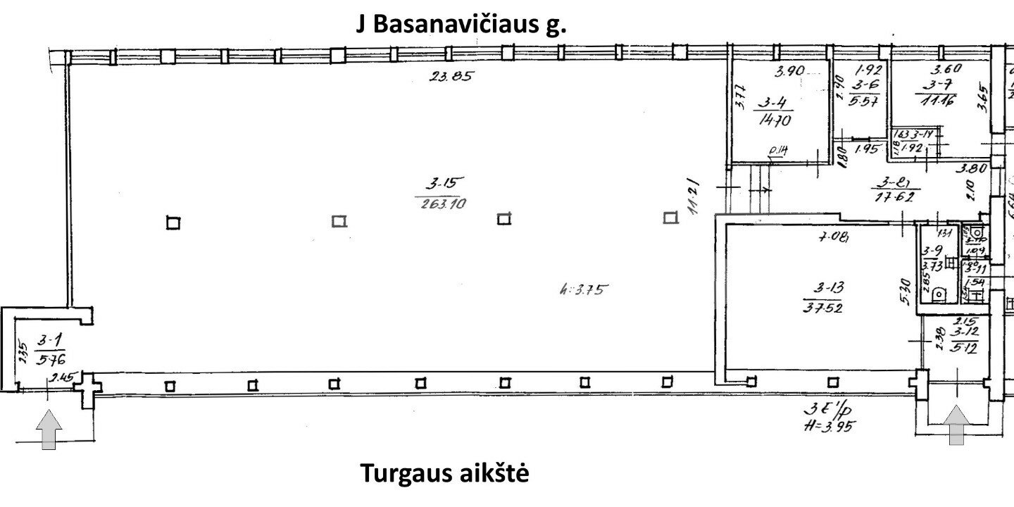 Parduodamos Maitinimo patalpos Šiauliuose, Centre, Turgaus a. – nuotrauka 6