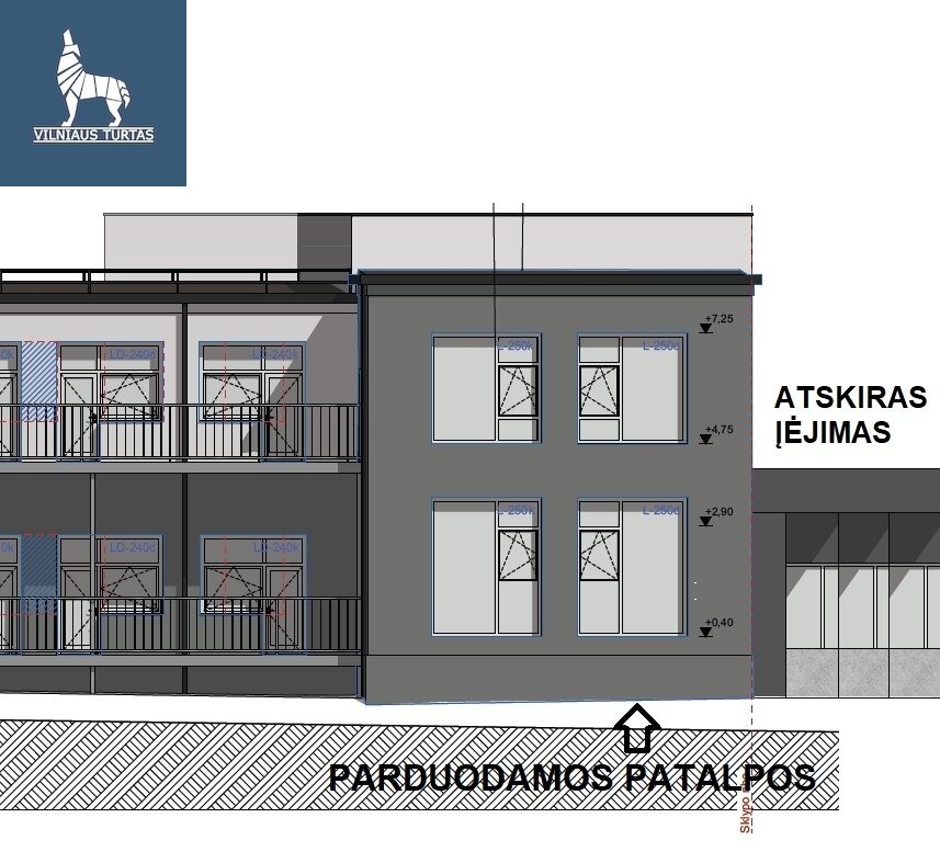 Parduodamos Biuro patalpos Vilniuje, Šeškinėje – nuotrauka 4