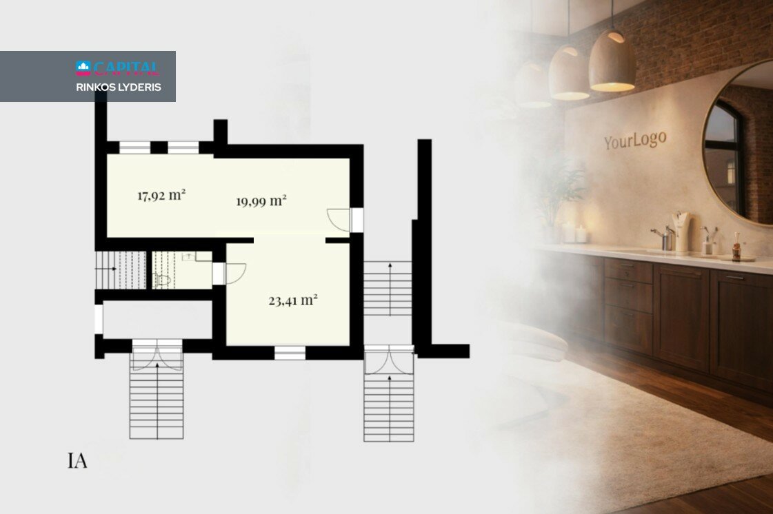 Parduodamos Biuro / Kita patalpos Klaipėdoje, Centre – nuotrauka 6