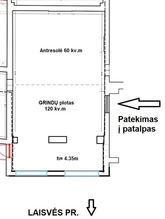 Parduodamos Biuro patalpos Vilniuje, Šeškinėje, Laisvės pr. – nuotrauka 3