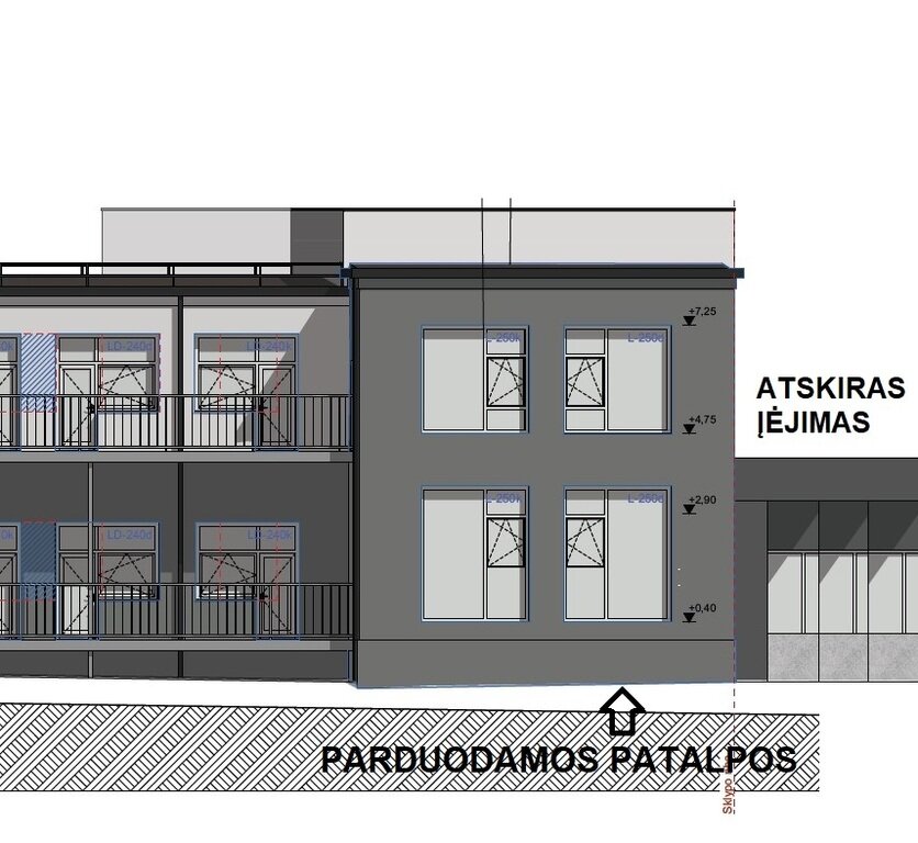 Parduodamos Biuro patalpos Vilniuje, Šeškinėje, Laisvės pr. – nuotrauka 4
