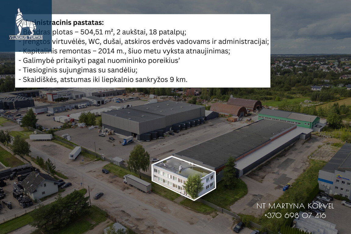 Biuro / Gamybos ir sandėliavimo / Sandėliavimo Patalpų nuoma Vilniaus r. sav., Skaidiškėse, Sodų g. – nuotrauka 3