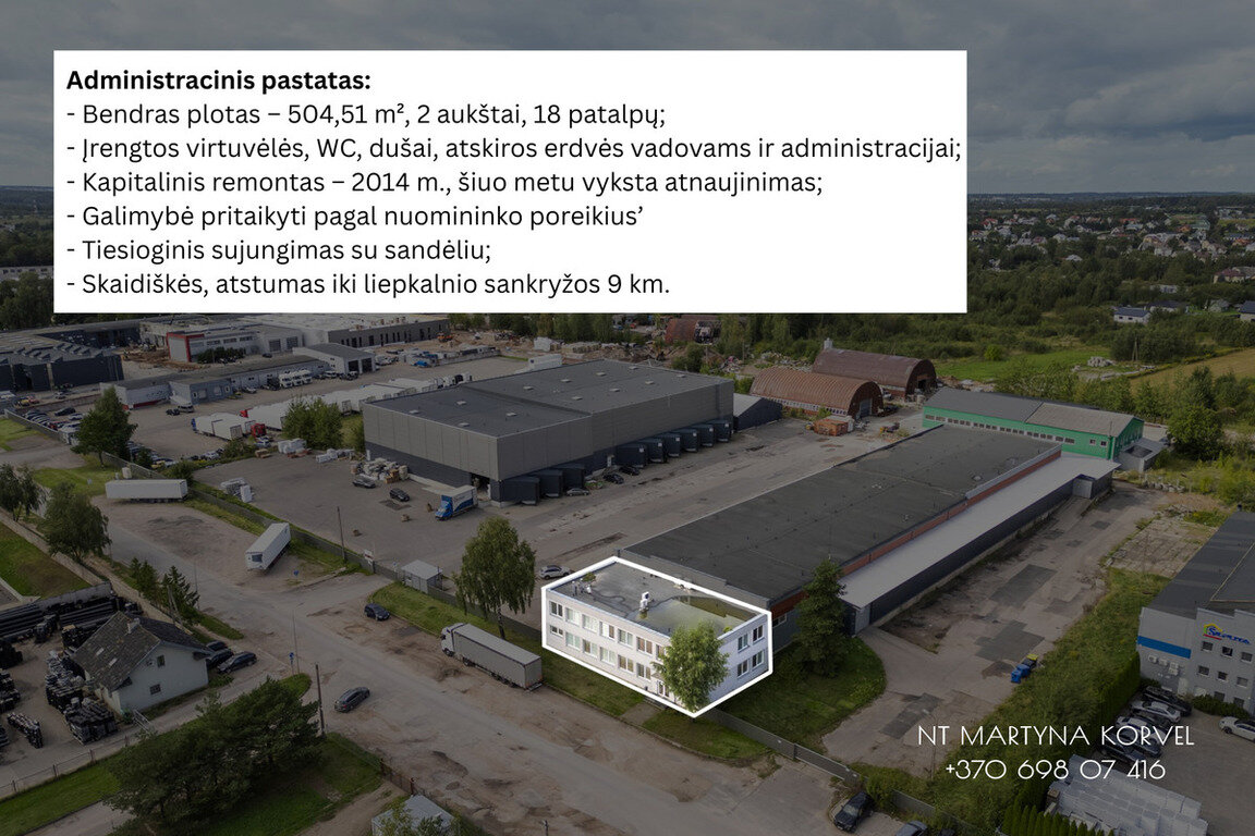 Biuro / Gamybos ir sandėliavimo / Sandėliavimo Patalpų nuoma Vilniaus rajono sav., Skaidiškėse, Sodų g. – nuotrauka 3