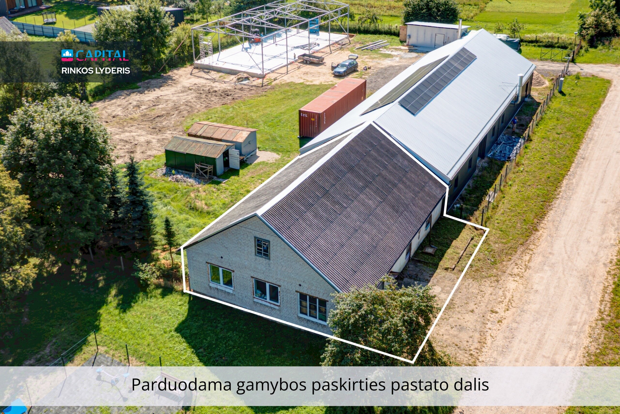 Parduodamos Gamybos ir sandėliavimo / Sandėliavimo / Kita patalpos Vilniaus rajono sav., Ažulaukėje – nuotrauka 3