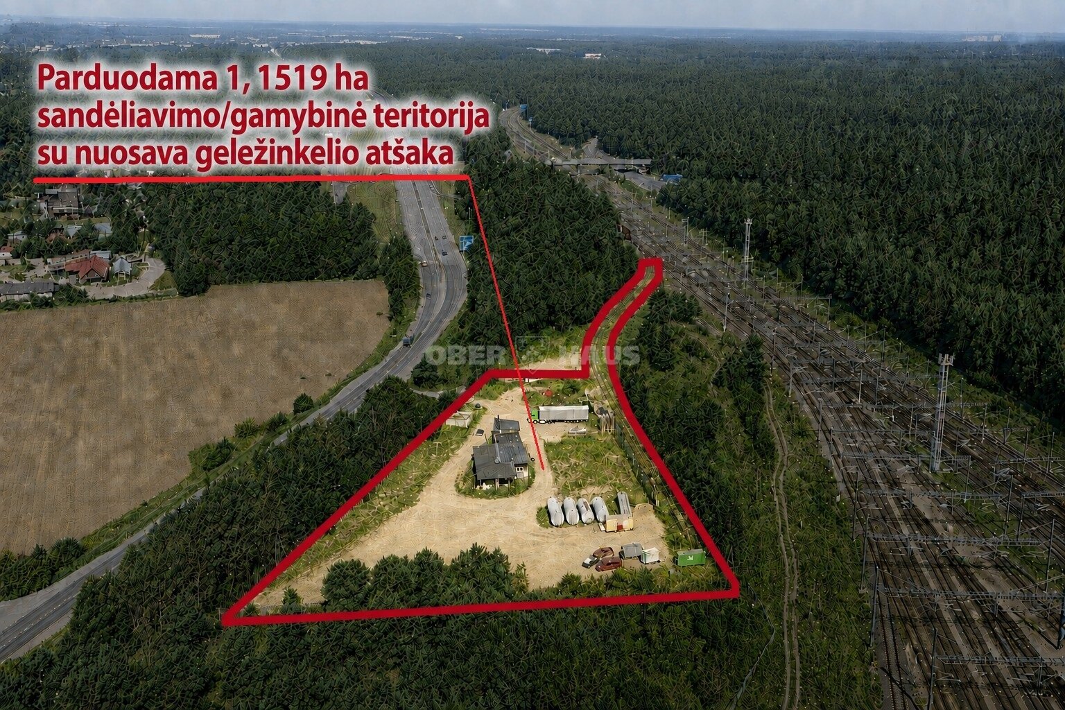 Parduodamos Gamybos ir sandėliavimo patalpos Vilniuje, Aukštieji Paneriai, Kirtimų g. – nuotrauka 1