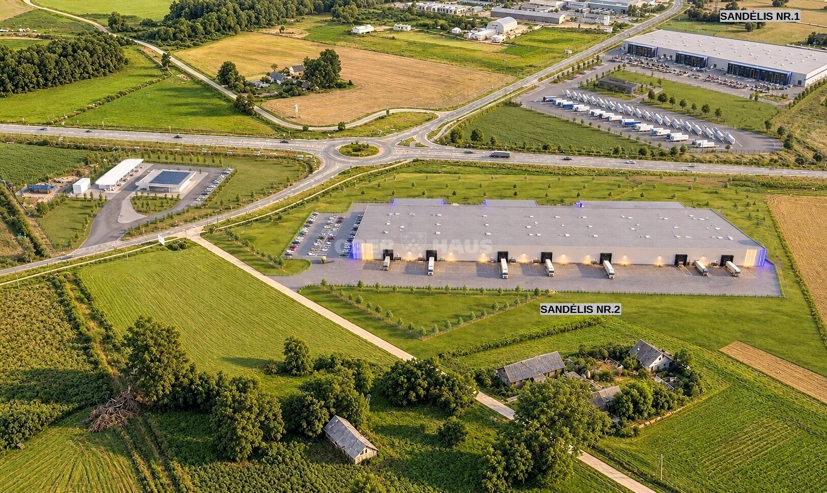 Gamybos ir sandėliavimo Patalpų nuoma Panevėžio r. sav., Bliūdžiuose – nuotrauka 3