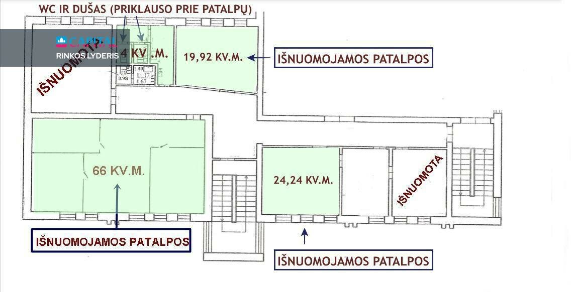 Biuro Patalpų nuoma Vilniuje, Paneriuose – nuotrauka 3