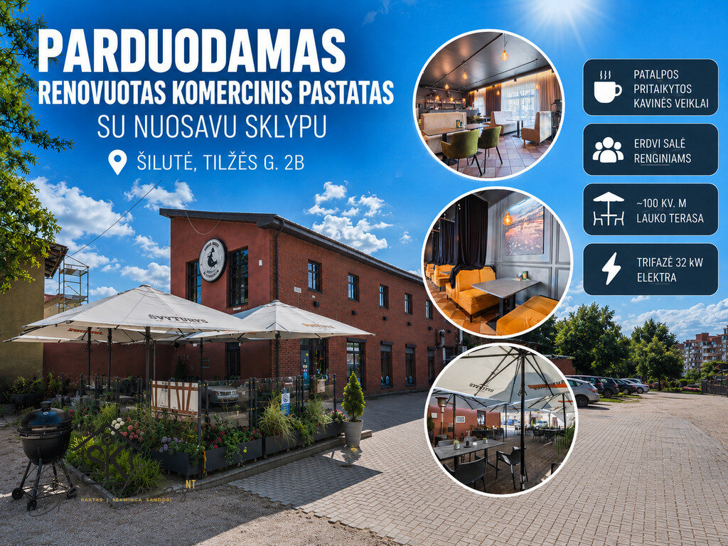 Parduodamos patalpos Šilutės r. sav., Šilutėje, Tilžės g. – nuotrauka 1