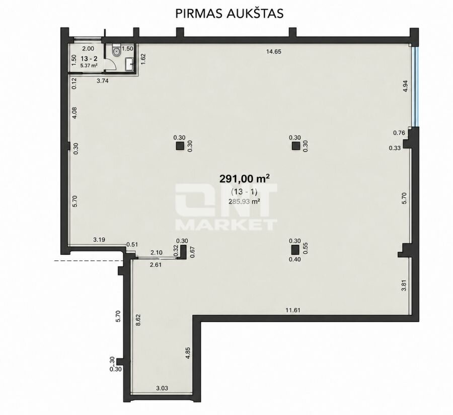 Parduodamos Biuro patalpos Klaipėdoje, Debrecene, Taikos pr. – nuotrauka 2