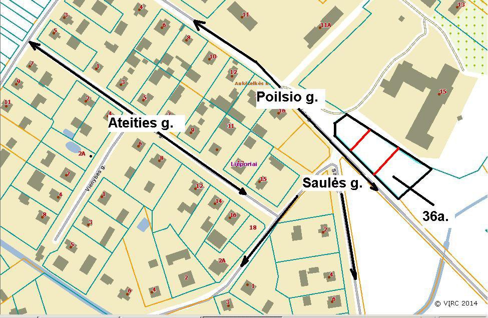 Участок Šiaulių rajono sav., Aukštelkėje, Poilsio g. – изображение 3