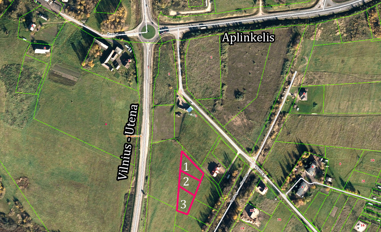 Sklypas Utenos r. sav., Gedimine, Plento g. – nuotrauka 3