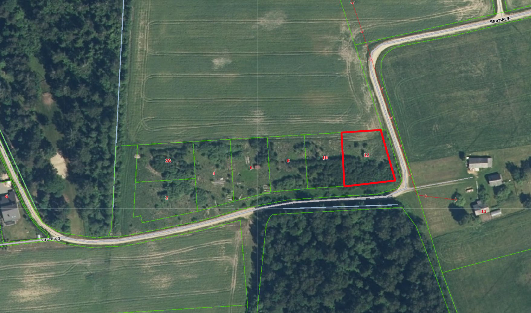 Участок Panevėžio r. sav., Vaivaduose, Strazdų g. – изображение 3
