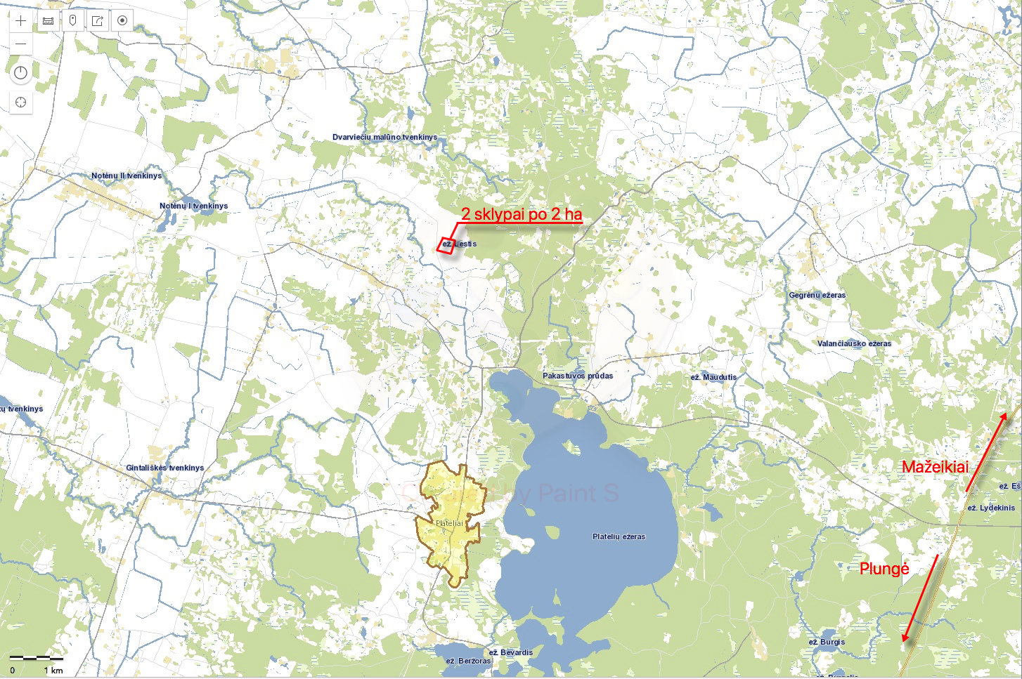 Sklypas Plungės rajono sav., Užpelkiuose, Blezdingėnų g. – nuotrauka 6