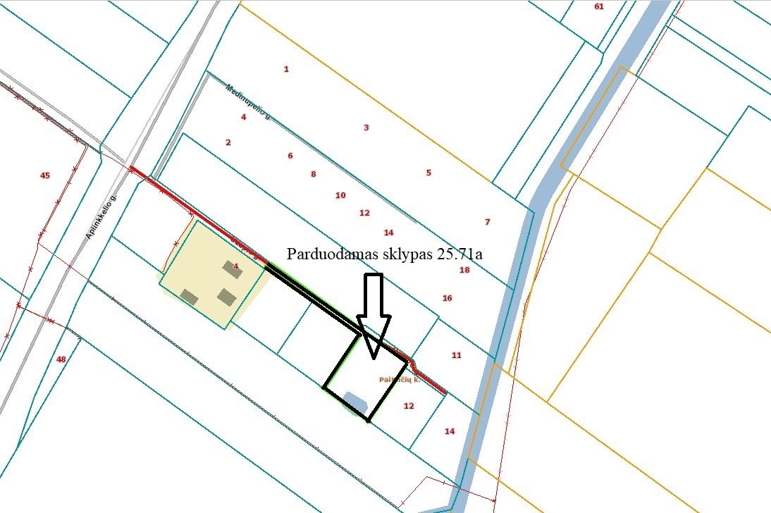Участок Šiaulių rajono sav., Paitaičiuose – изображение 3