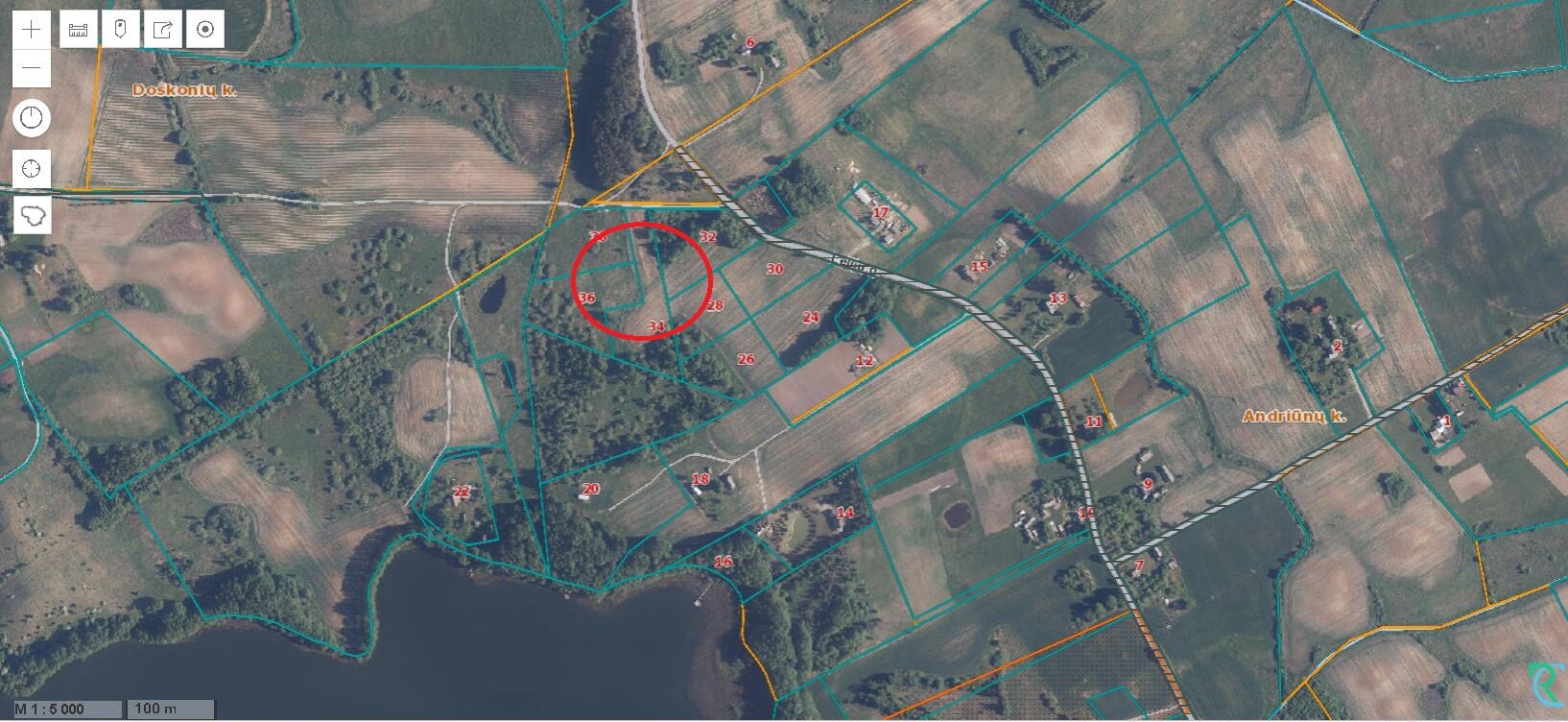 Sklypas Varėnos rajono sav., Andriūnuose, Lelijų g. – nuotrauka 3