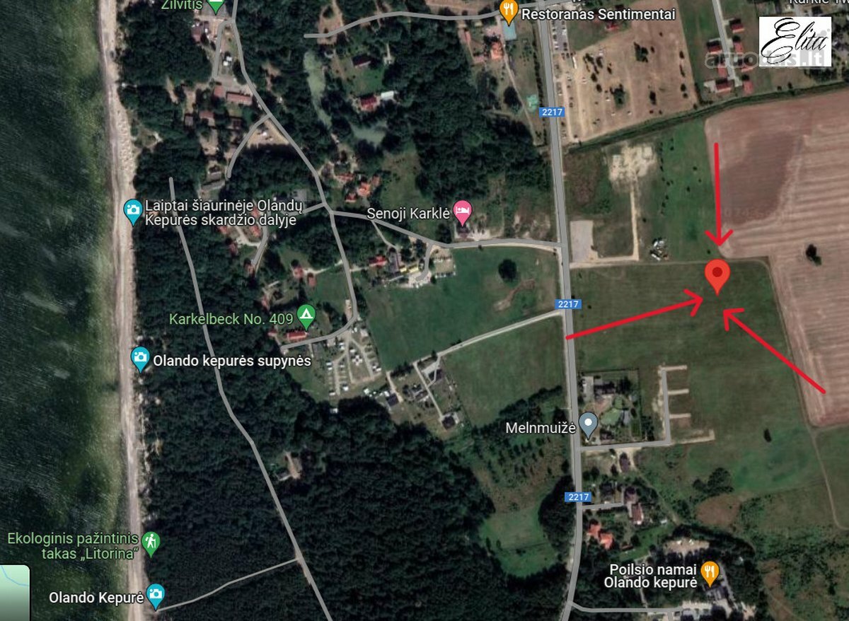 Участок Klaipėdos rajono sav., Karklėje, Krikštų g. – изображение 3
