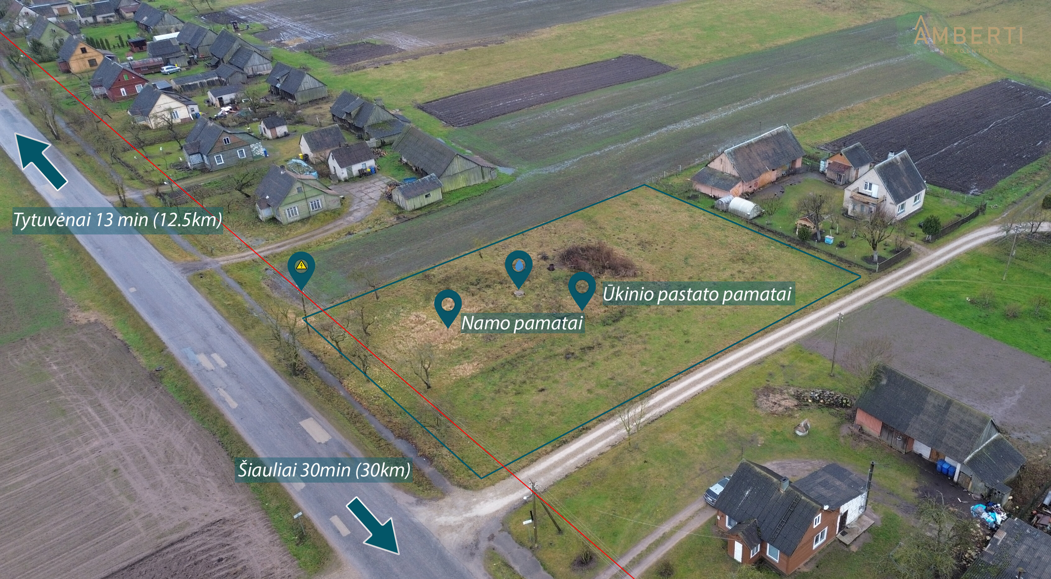 Sklypas Kelmės rajono sav., Kiaunoriuose, Draugystės g. – nuotrauka 2