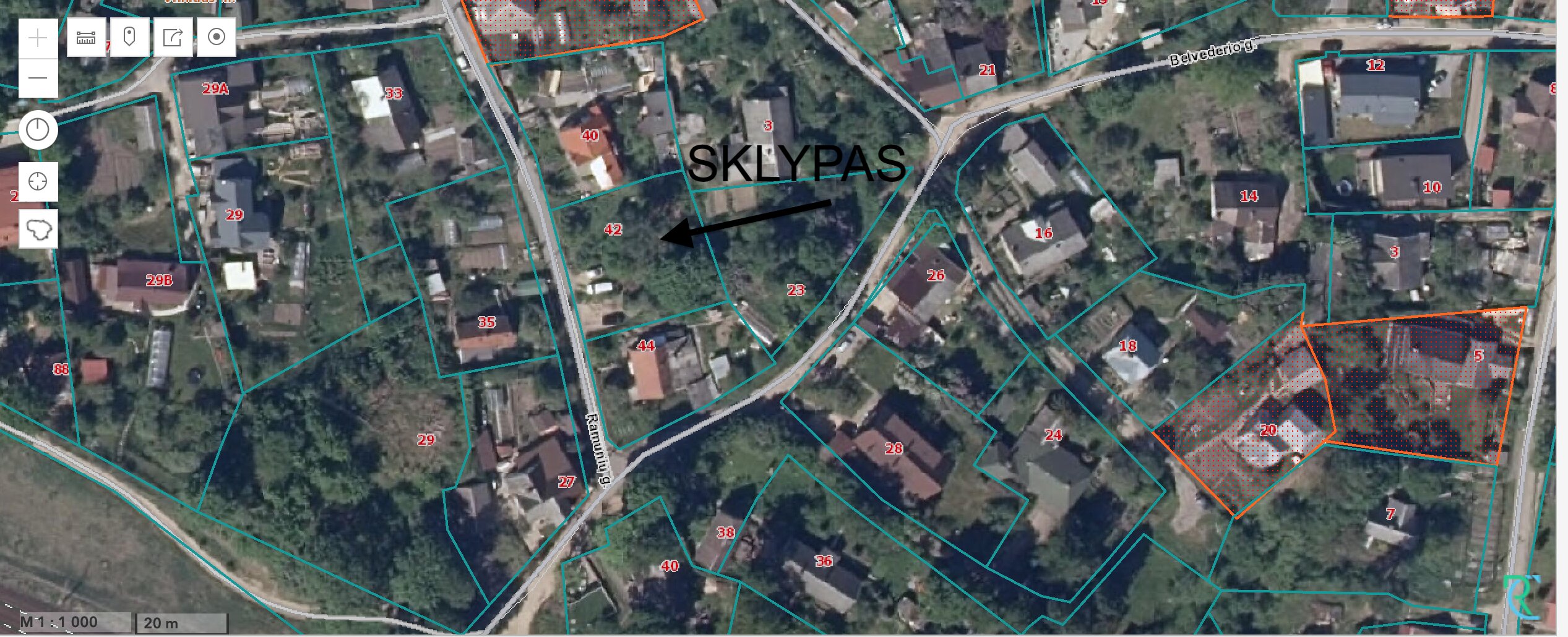 Участок Vilniuje, Markučiuose, Ramunių g. – изображение 3