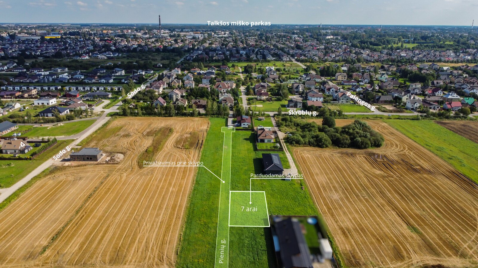 Участок Šiaulių rajono sav., Vijoliuose, Pienių g. – изображение 3